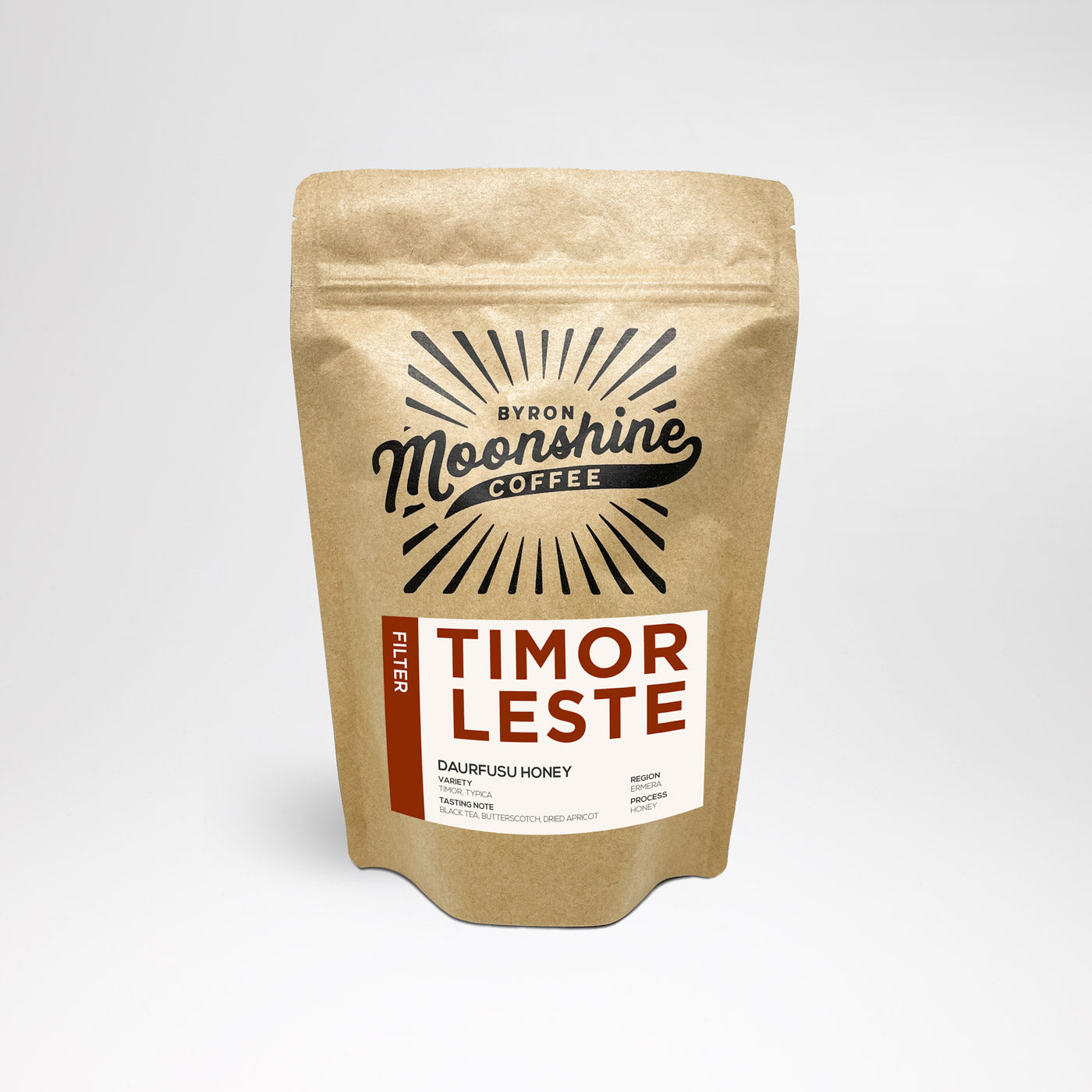 Timor-Leste Laclo Natural Filter Roast Coffee Byron Moonshine Coffee