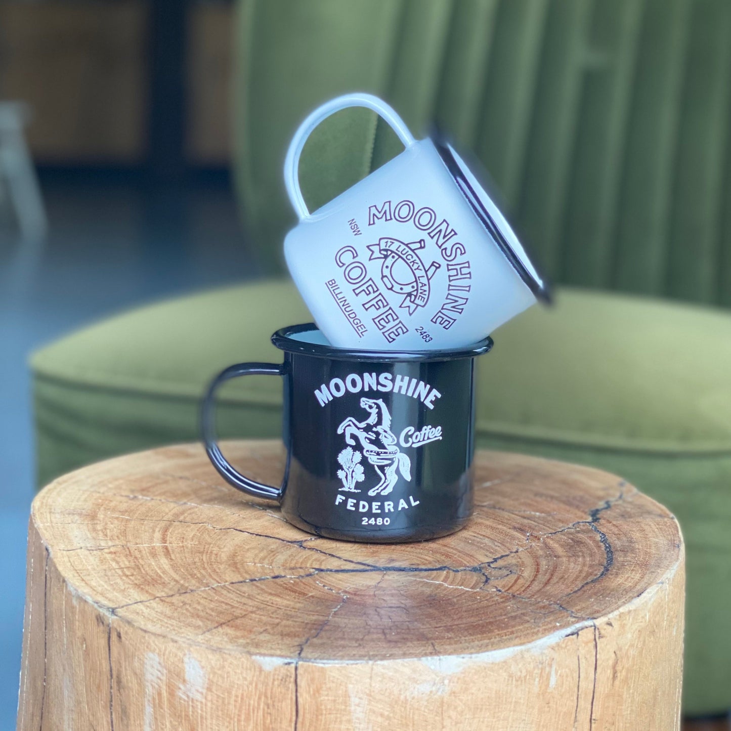 Federal Camp Cup Merchandise Byron Moonshine Coffee