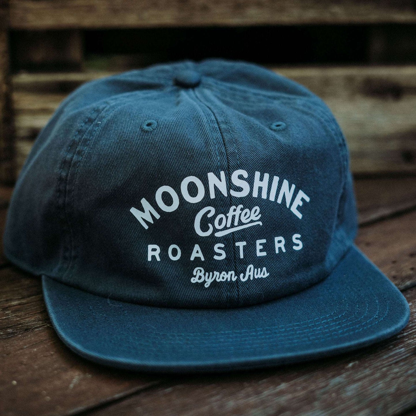 6 Panel Cap Merchandise Byron Moonshine Coffee   