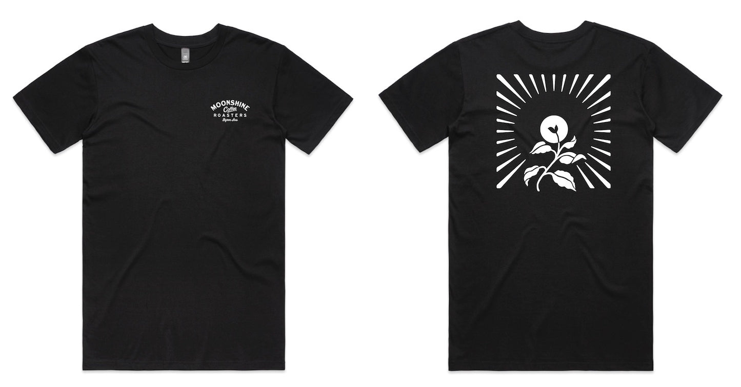 Moon Flower T-Shirt Merchandise Byron Moonshine Coffee