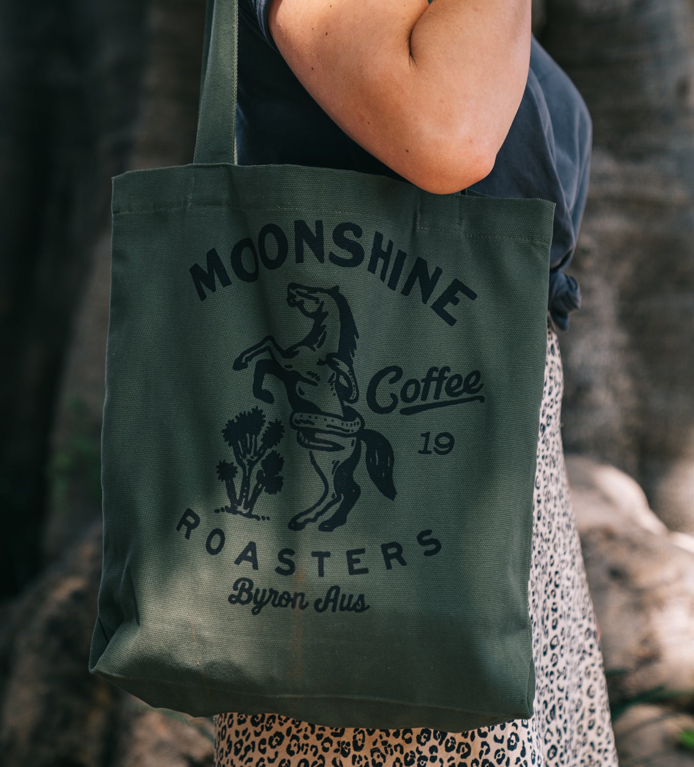 Moonshine Tote Bag - SOLD OUT Merchandise Byron Moonshine Coffee