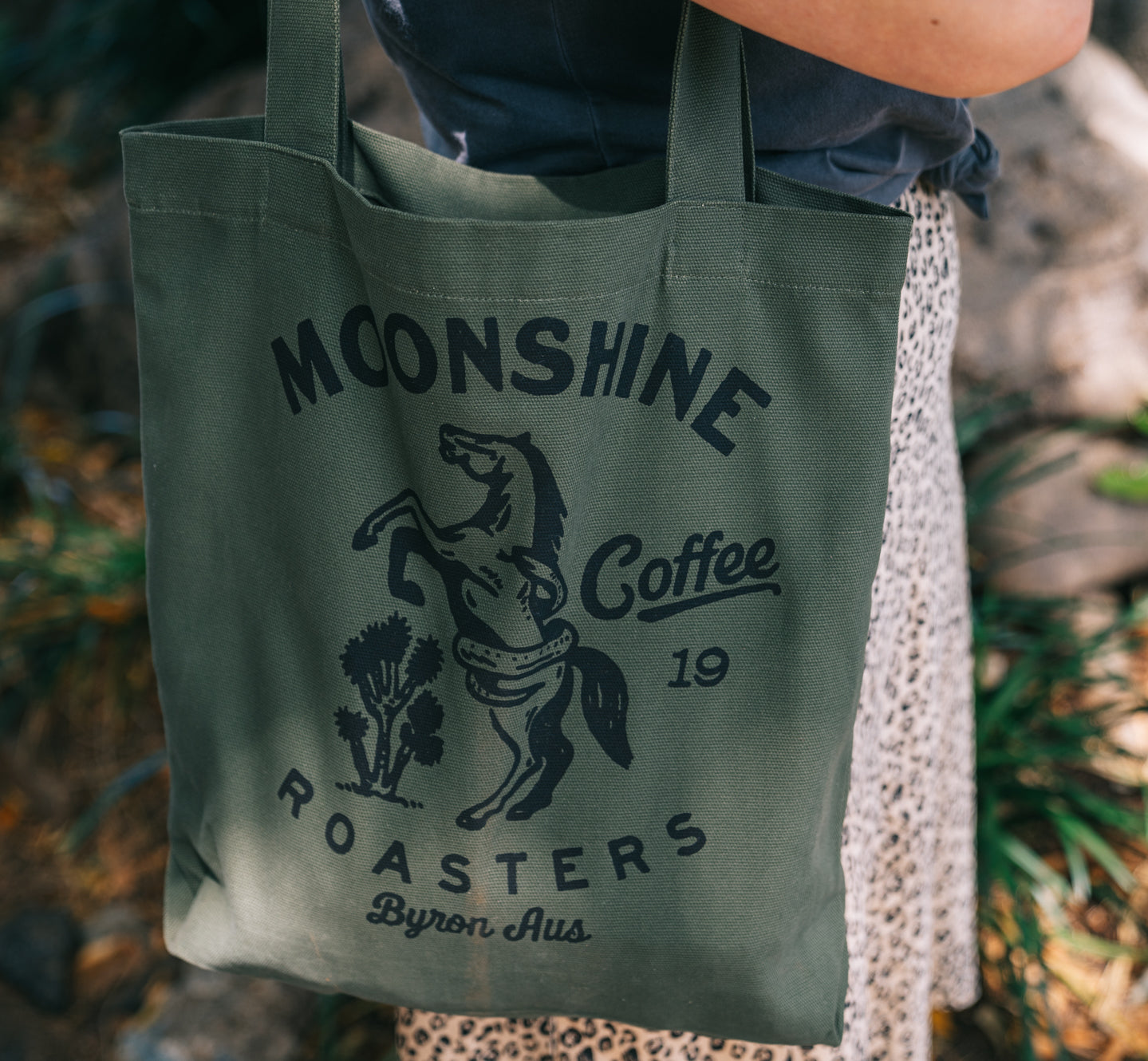 Moonshine Tote Bag - SOLD OUT Merchandise Byron Moonshine Coffee
