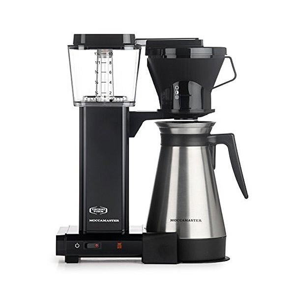 1.25L Moccamaster Thermal Coffee Brewer Equipment Moccamaster Black  