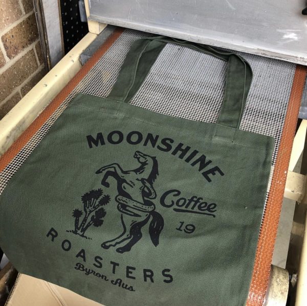 Moonshine Tote Bag - SOLD OUT Merchandise Byron Moonshine Coffee   